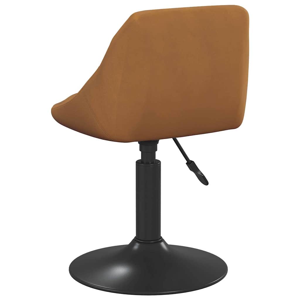 Drehbare Esszimmerstühle 2 pcs Braun 46 x 44 x 77,5 cm