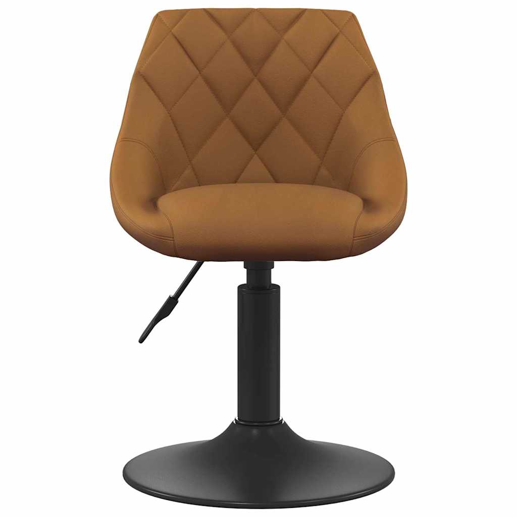 Drehbare Esszimmerstühle 2 pcs Braun 46 x 44 x 77,5 cm