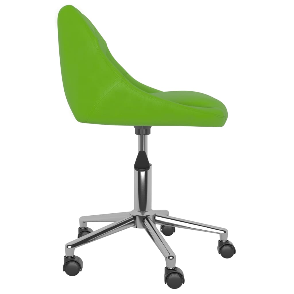Bürostuhl Drehbar Grün Kunstleder