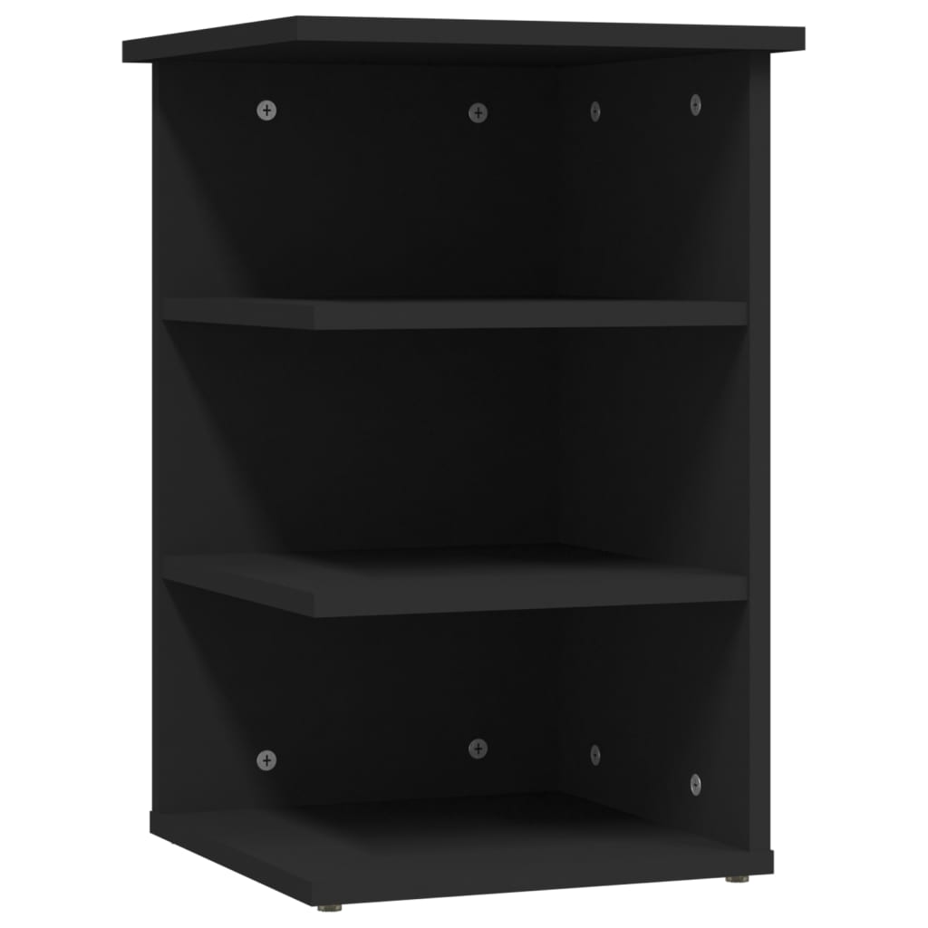 Side shelf grey 35x35x55 cm wood material