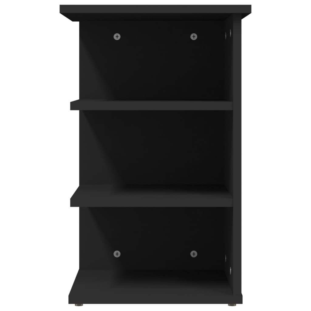Side shelf grey 35x35x55 cm wood material