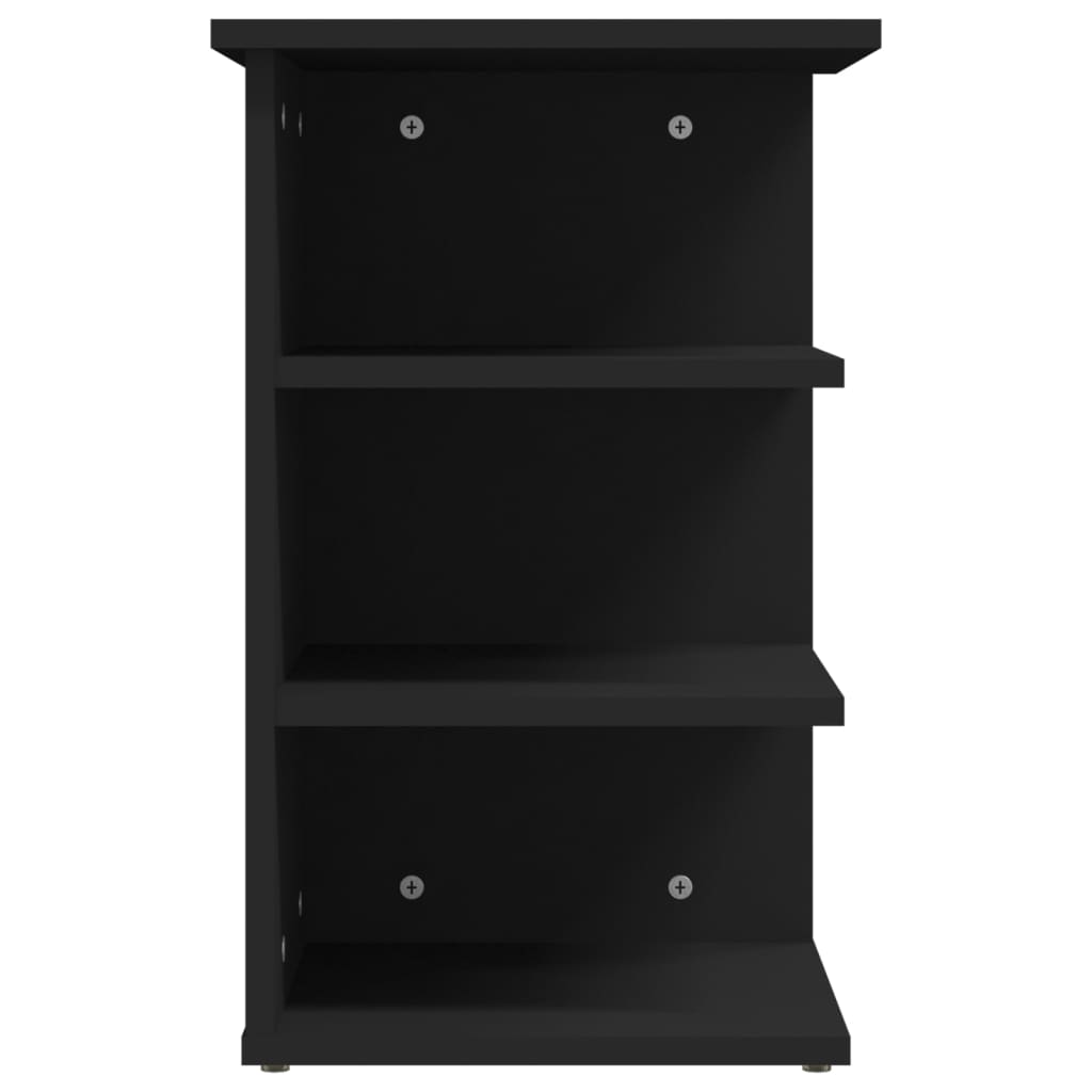 Side shelf grey 35x35x55 cm wood material