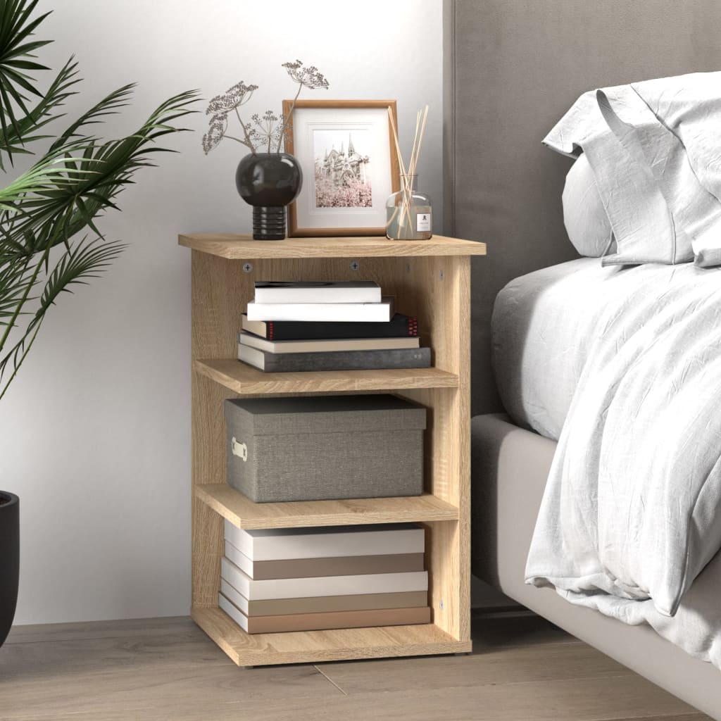 Side shelf Sonoma oak 35x35x55 cm wood material