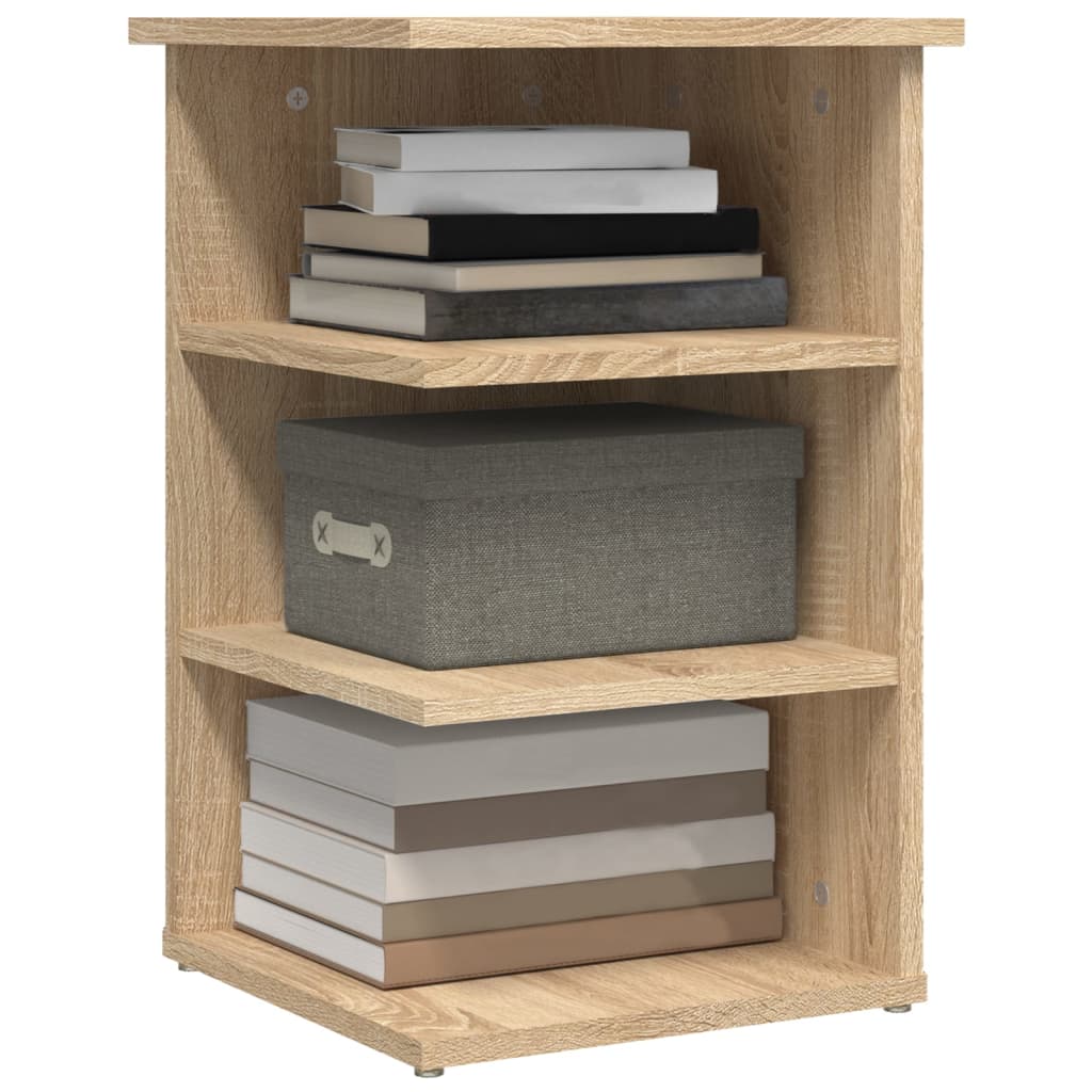 Side shelf Sonoma oak 35x35x55 cm wood material
