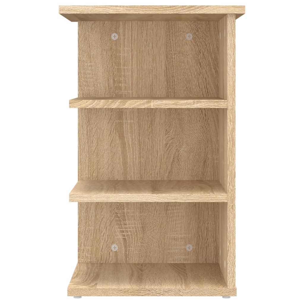 Side shelf Sonoma oak 35x35x55 cm wood material