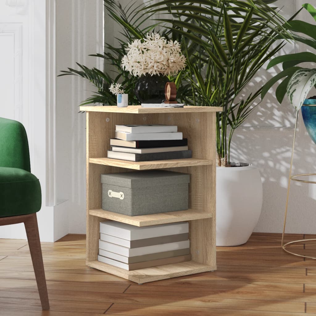 Side shelf Sonoma oak 35x35x55 cm wood material