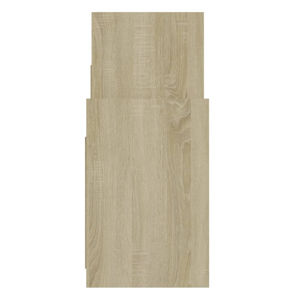 Armoire étagère chêne Sonoma 60x26x60 cm matériau bois