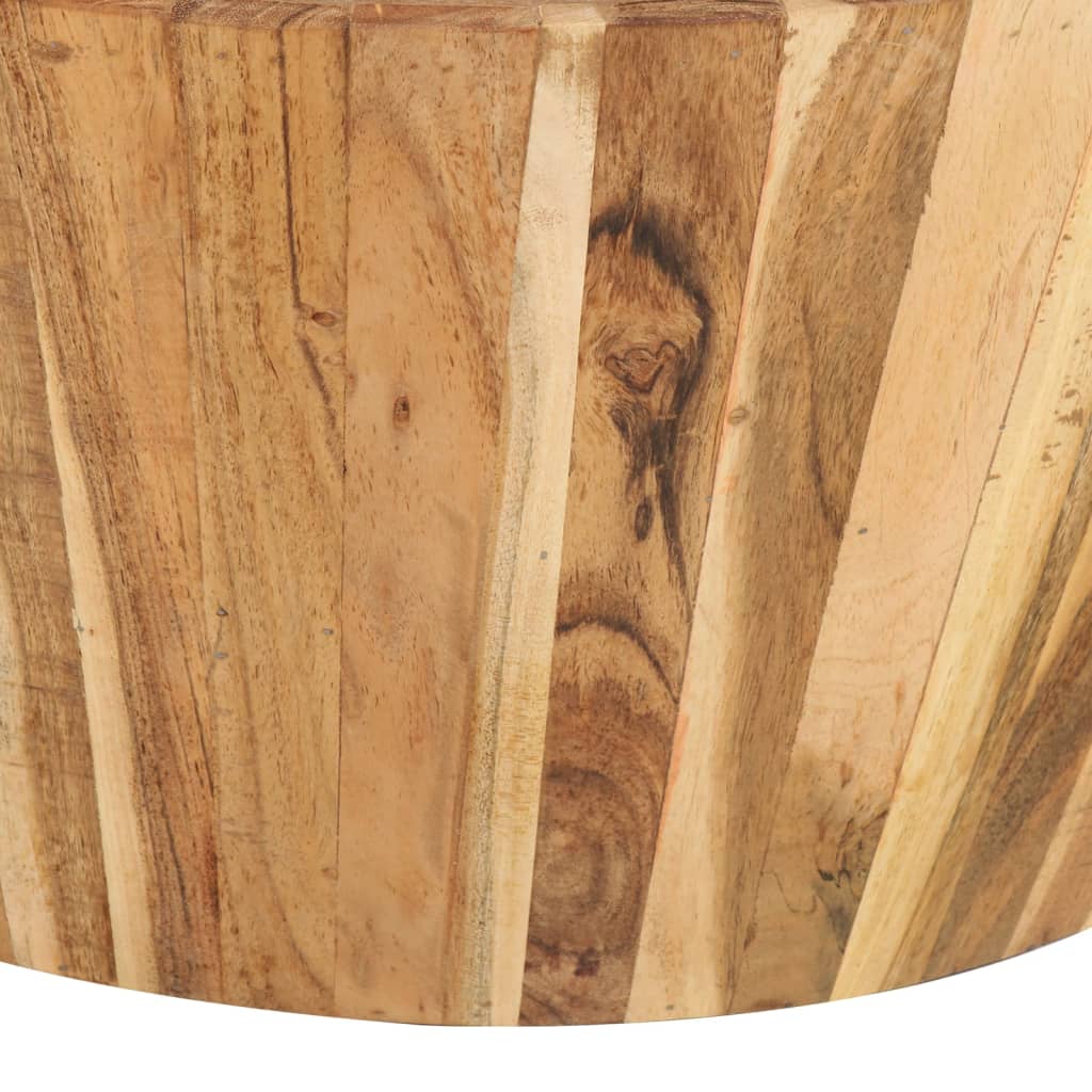 Couchtisch Ø65x31 cm Massivholz Akazie