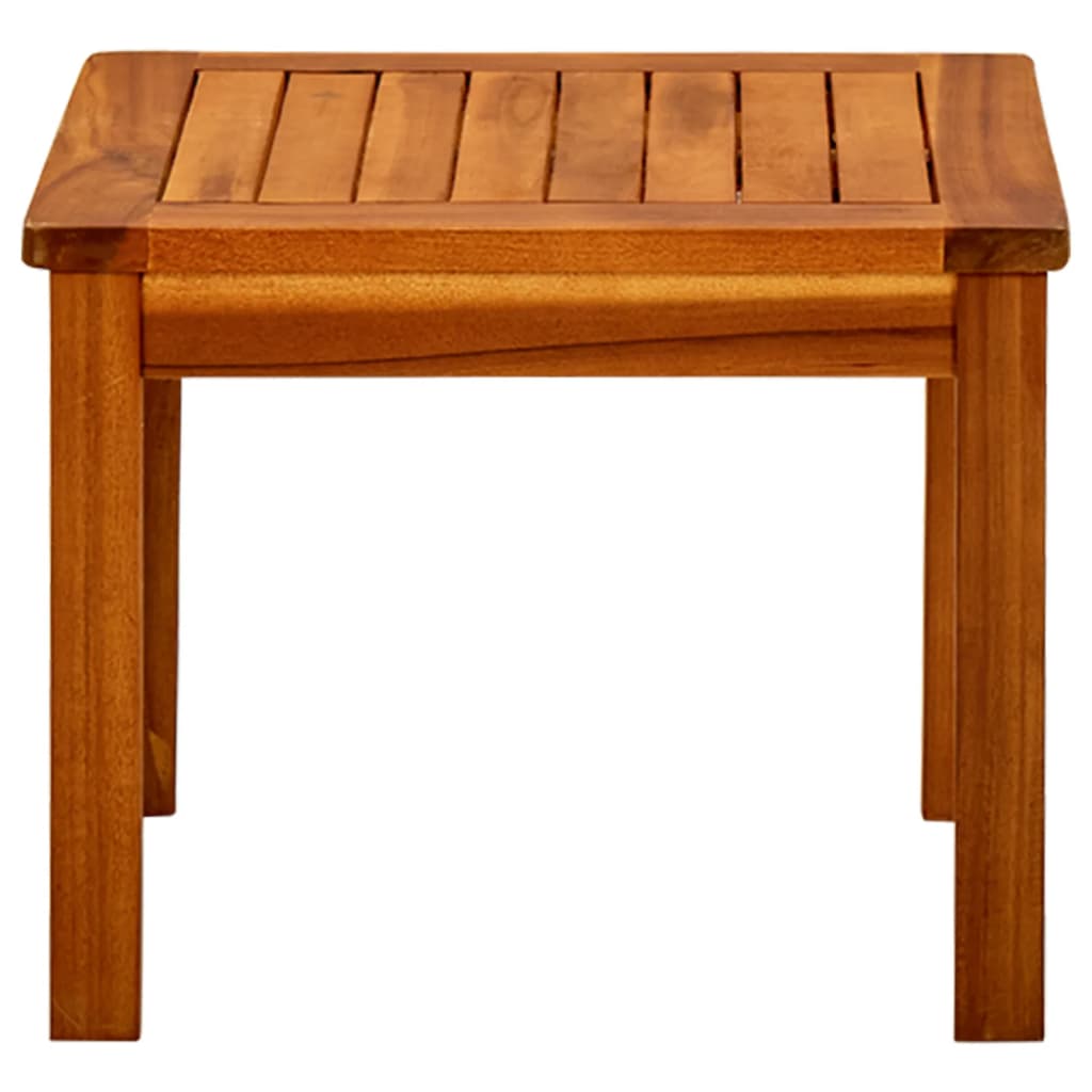 Table basse de jardin 45x45x36 cm en bois d'acacia massif