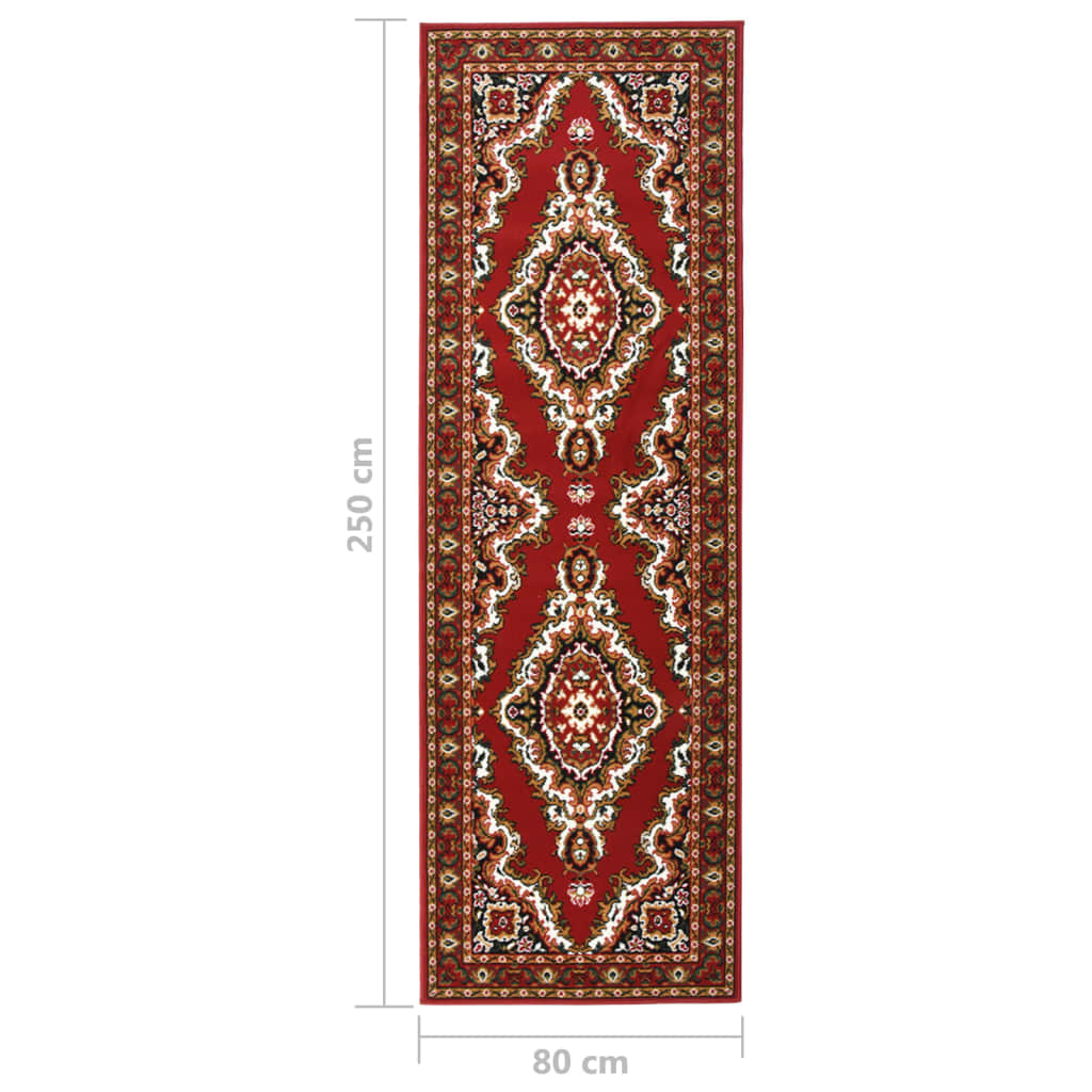 Teppichläufer BCF Orientalisch Rot 80x250 cm