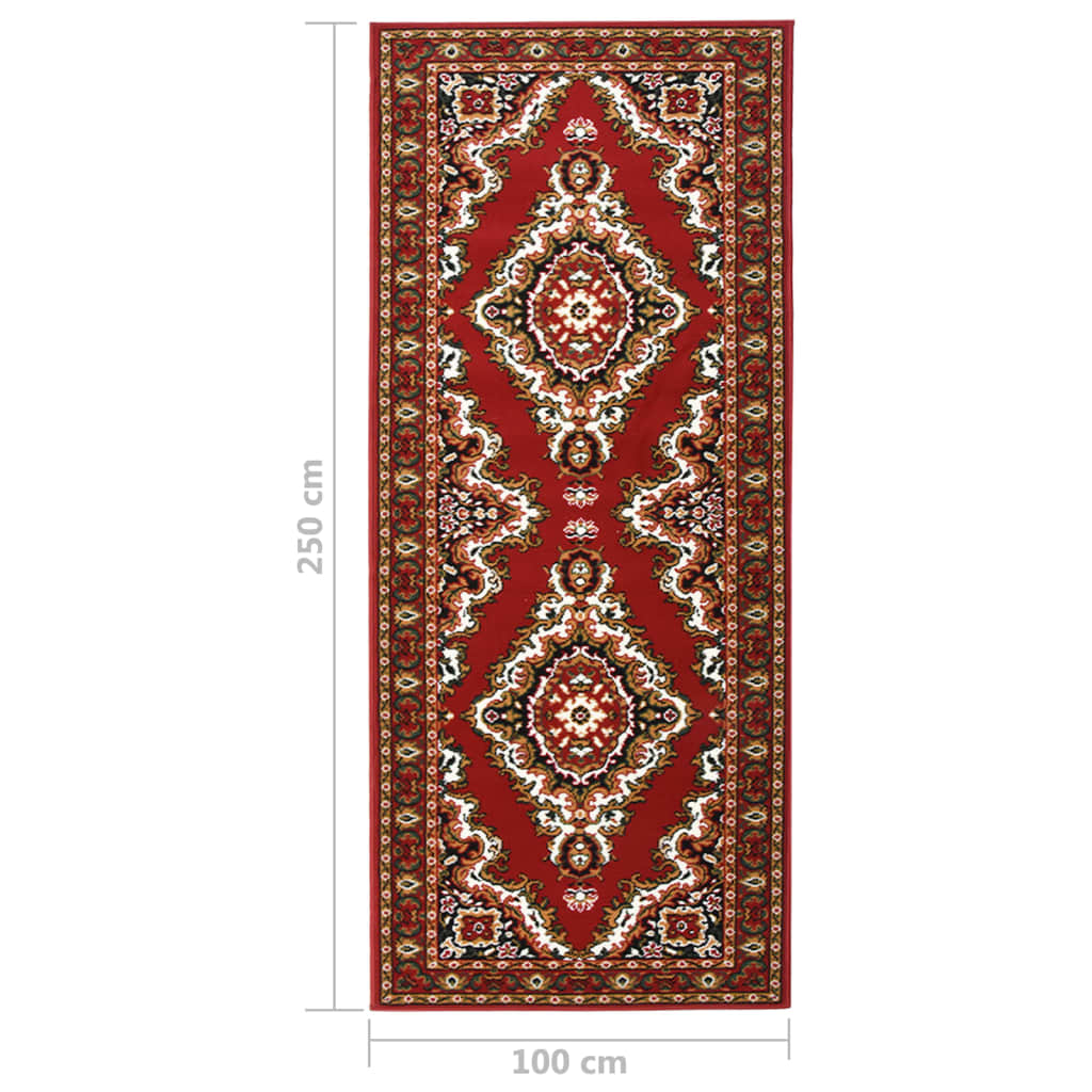 Teppichläufer BCF Orientalisch Rot 100x250 cm
