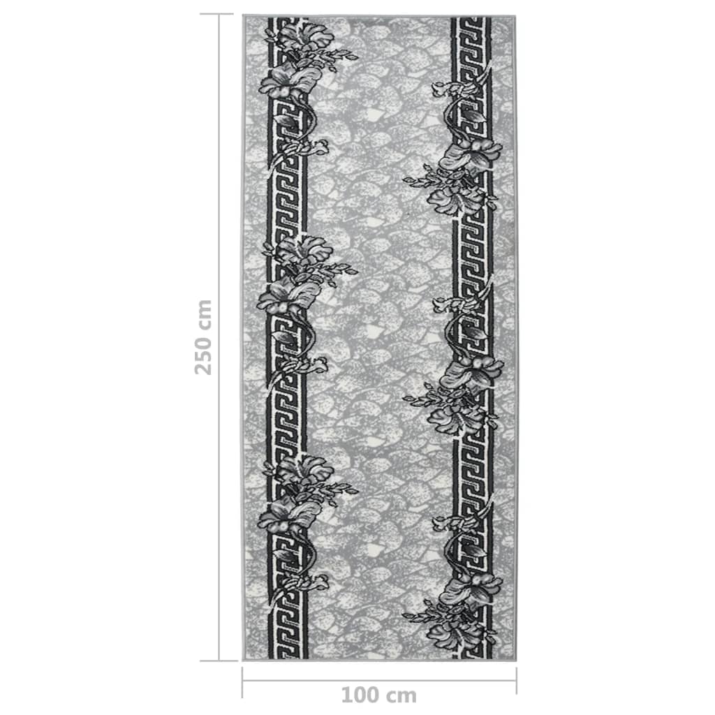 Teppichläufer BCF Grau 100x250 cm