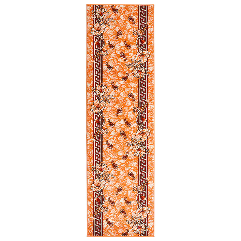 Teppichläufer BCF Terrakottarot 100x450 cm