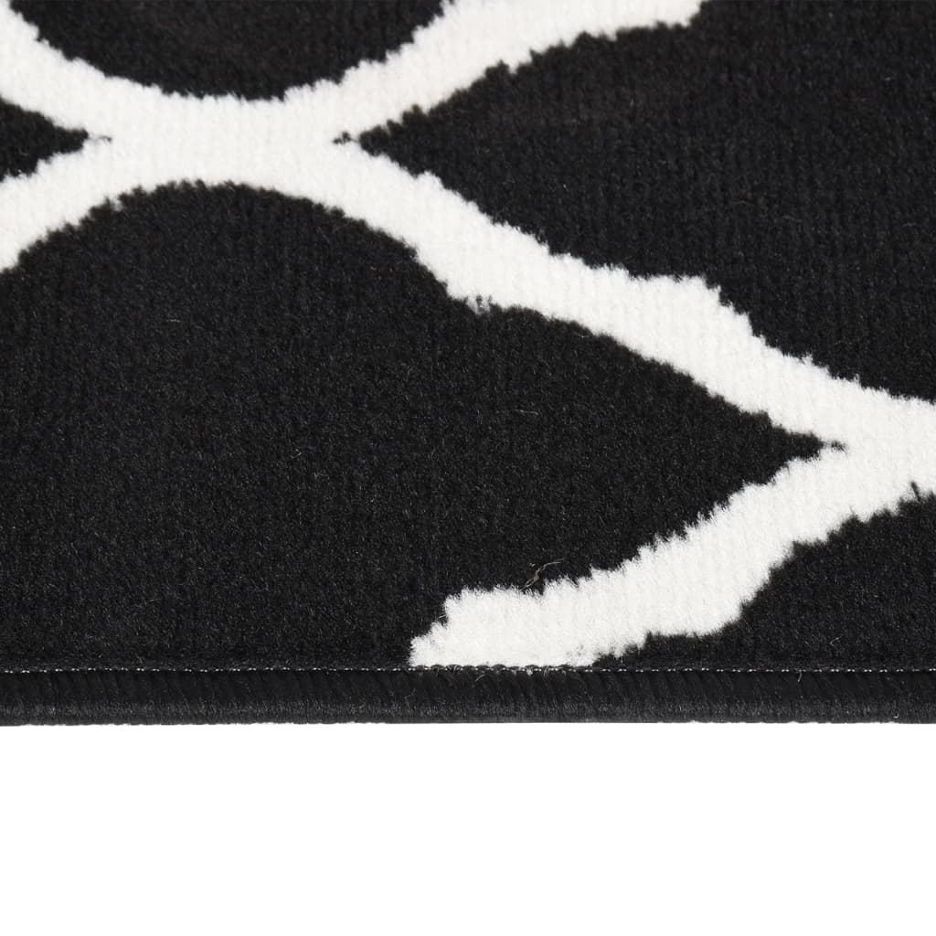 Teppichläufer BCF Schwarz und Weiß 80x200 cm