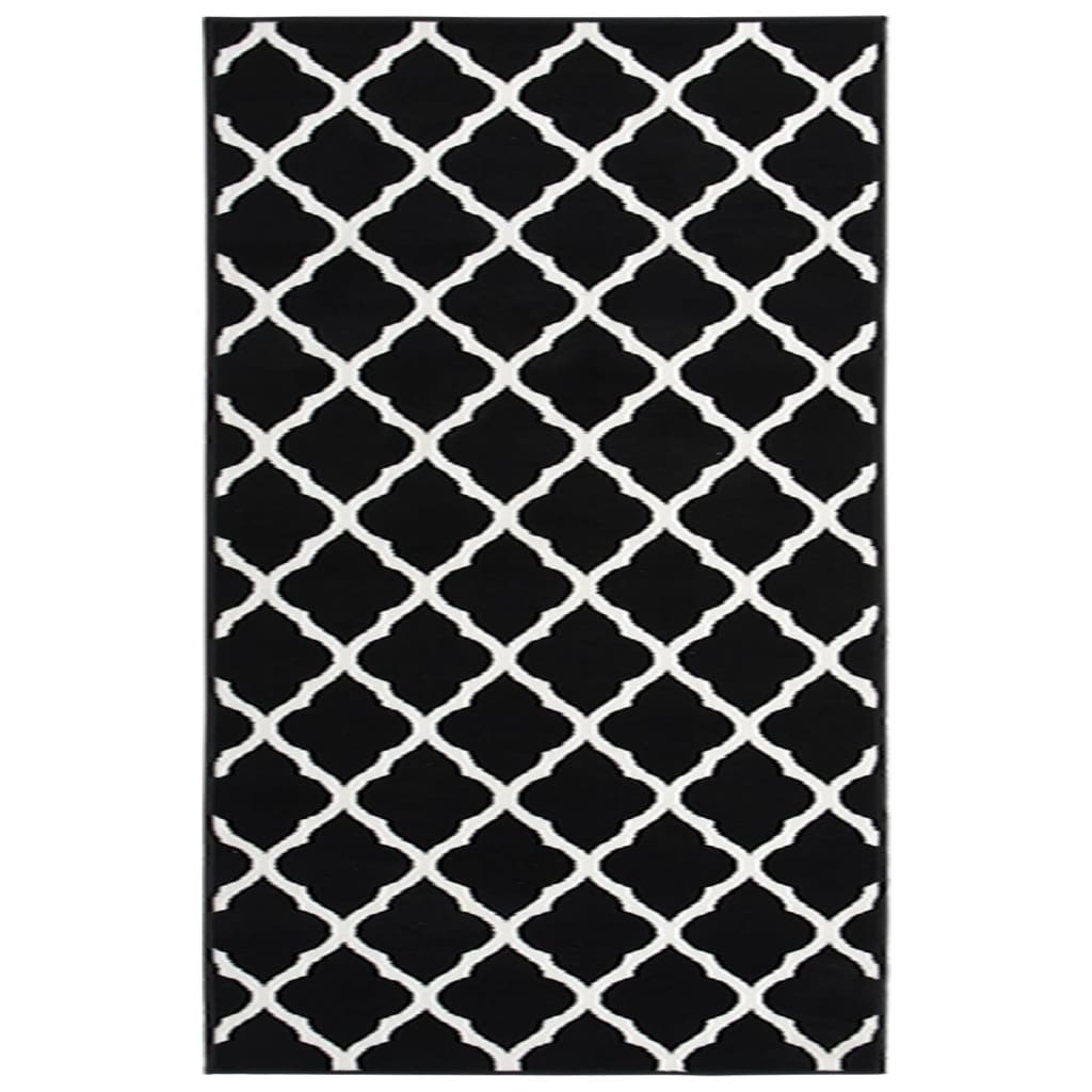 Teppichläufer BCF Schwarz und Weiß 100x150 cm