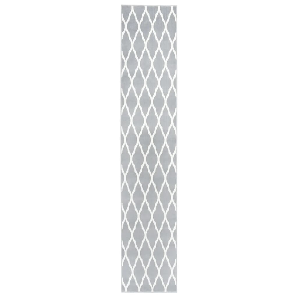 Teppichläufer BCF Grau und Weiß 80x450 cm