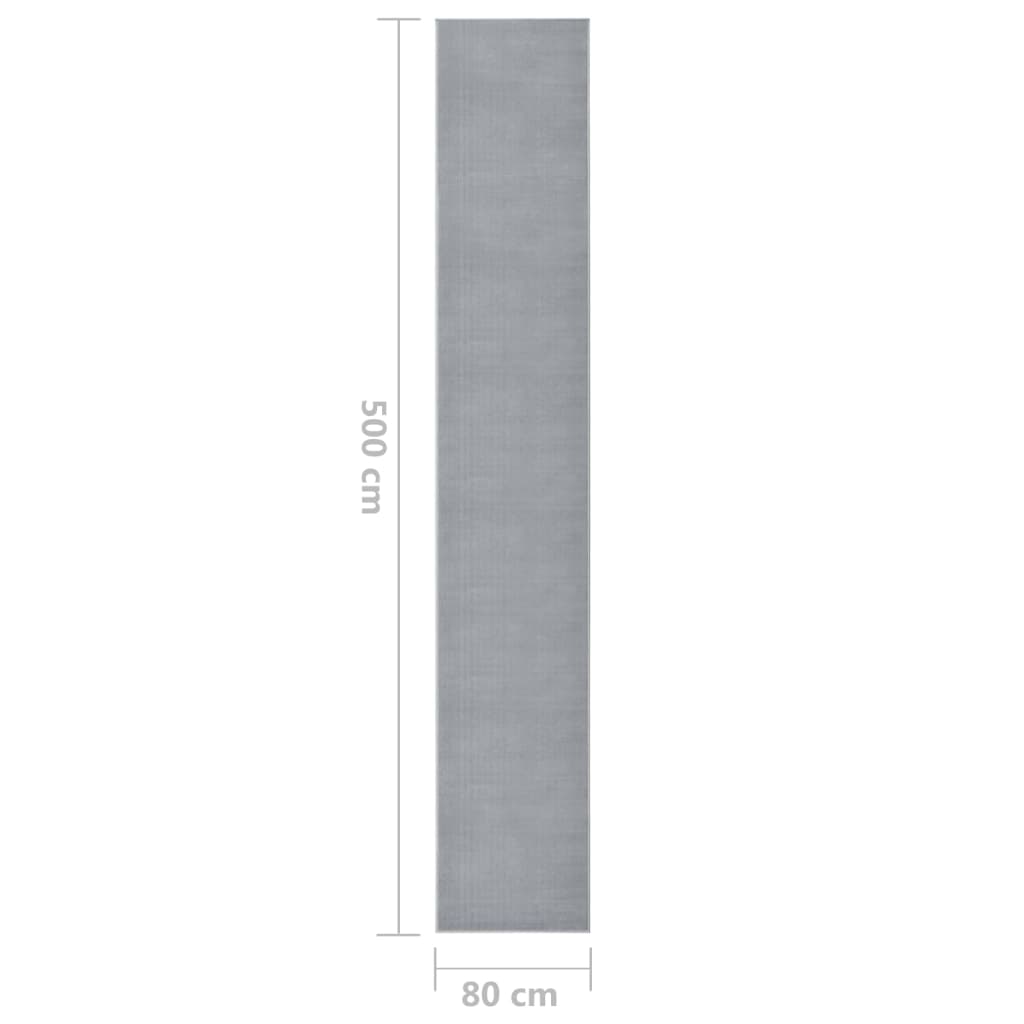 Teppichläufer BCF Grau 80x500 cm
