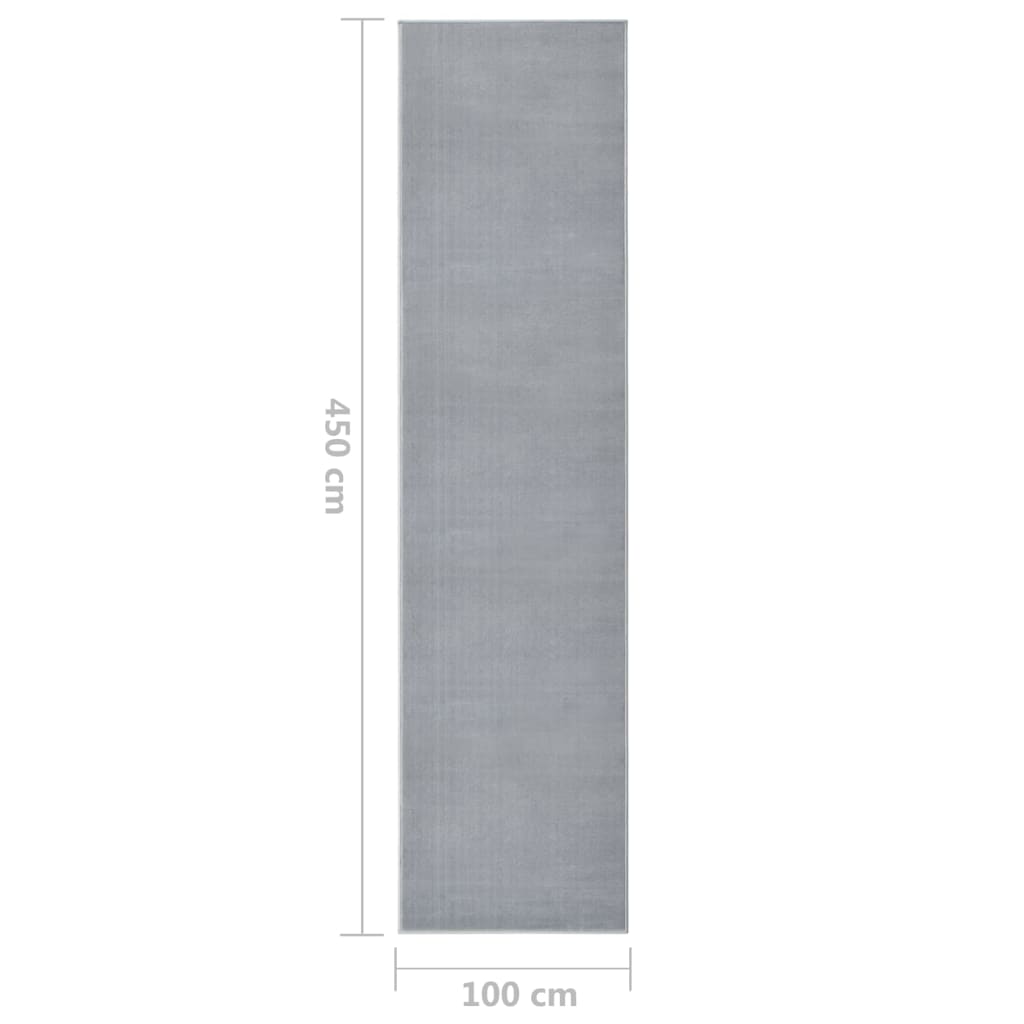 Teppichläufer BCF Grau 100x450 cm