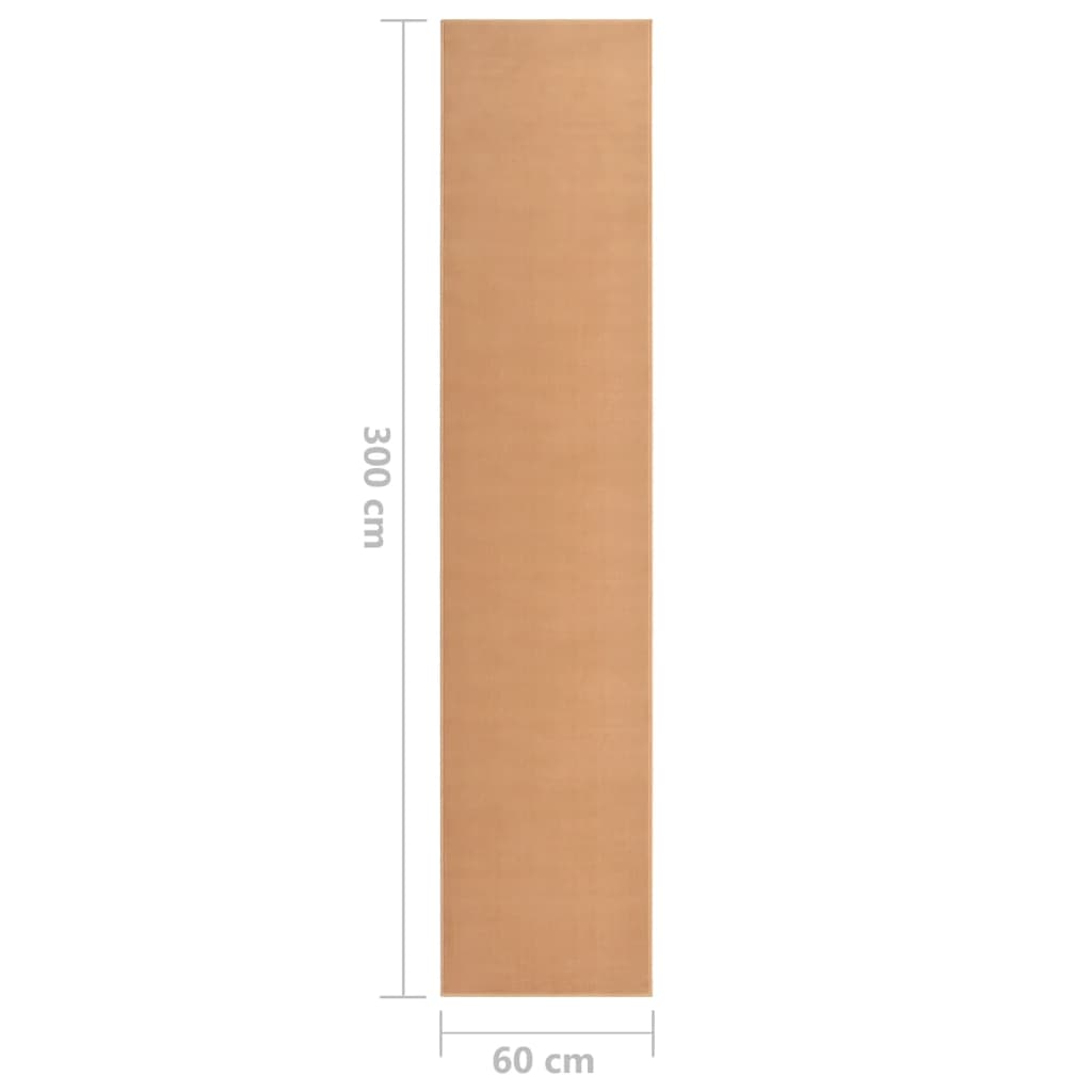 Teppichläufer BCF Beige 60x300 cm