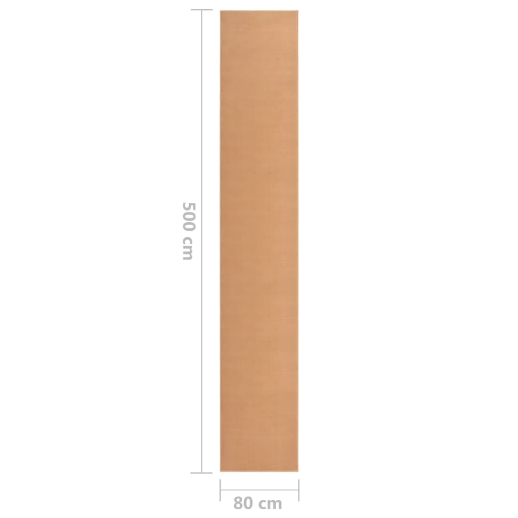 Teppichläufer BCF Beige 80x500 cm