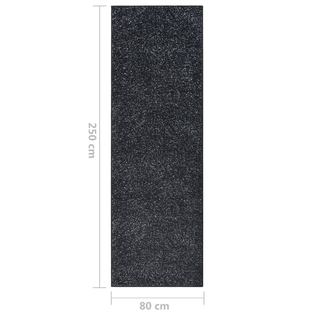 Teppichläufer BCF Anthrazit 80x250 cm