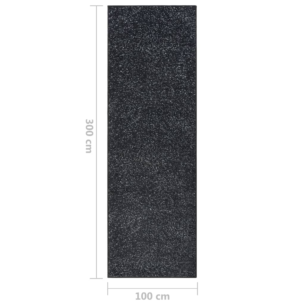 Teppichläufer BCF Anthrazit 100x300 cm