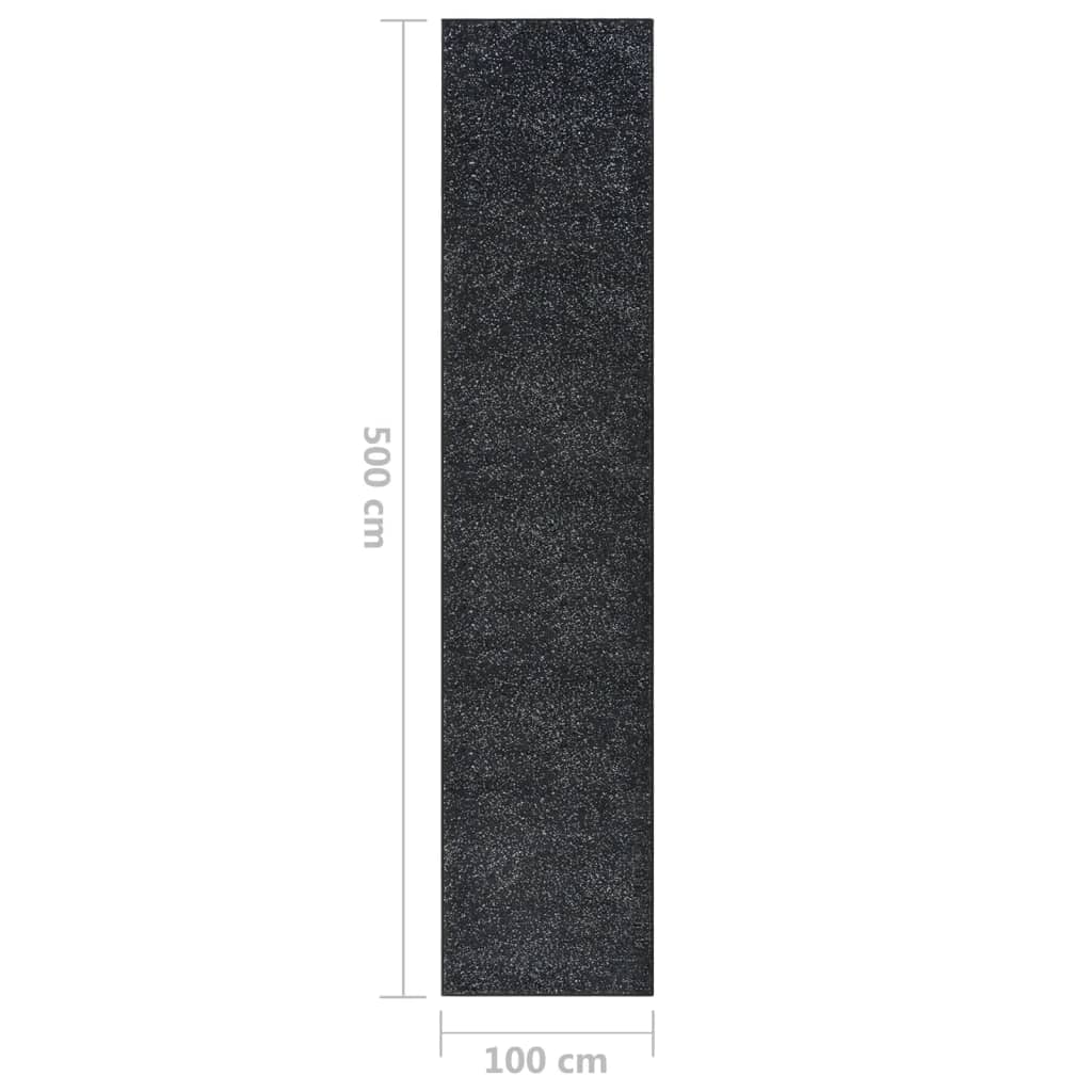 Teppichläufer BCF Anthrazit 100x500 cm