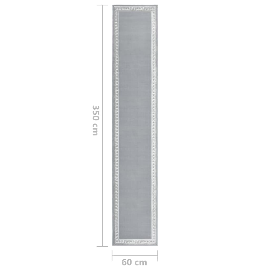 Teppichläufer BCF Grau mit Motiv 60x350 cm