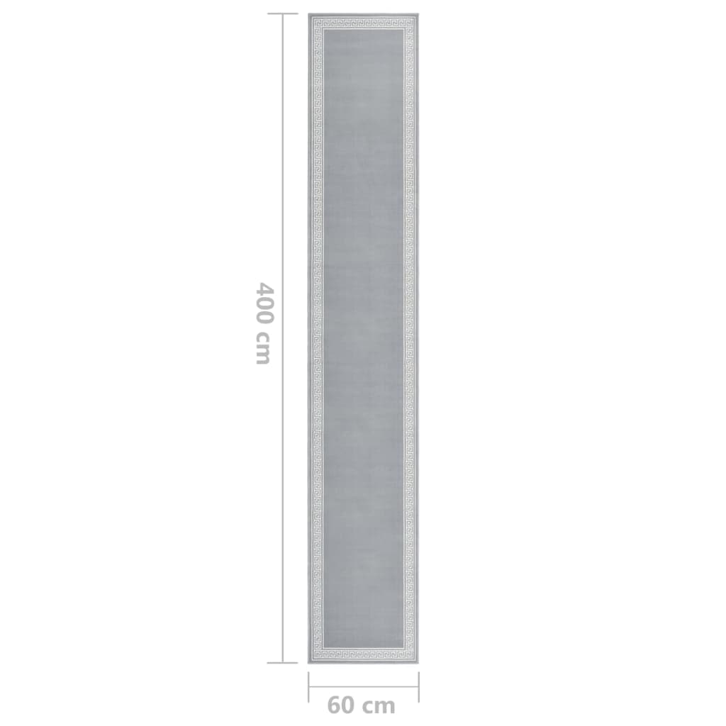 Teppichläufer BCF Grau mit Motiv 60x400 cm