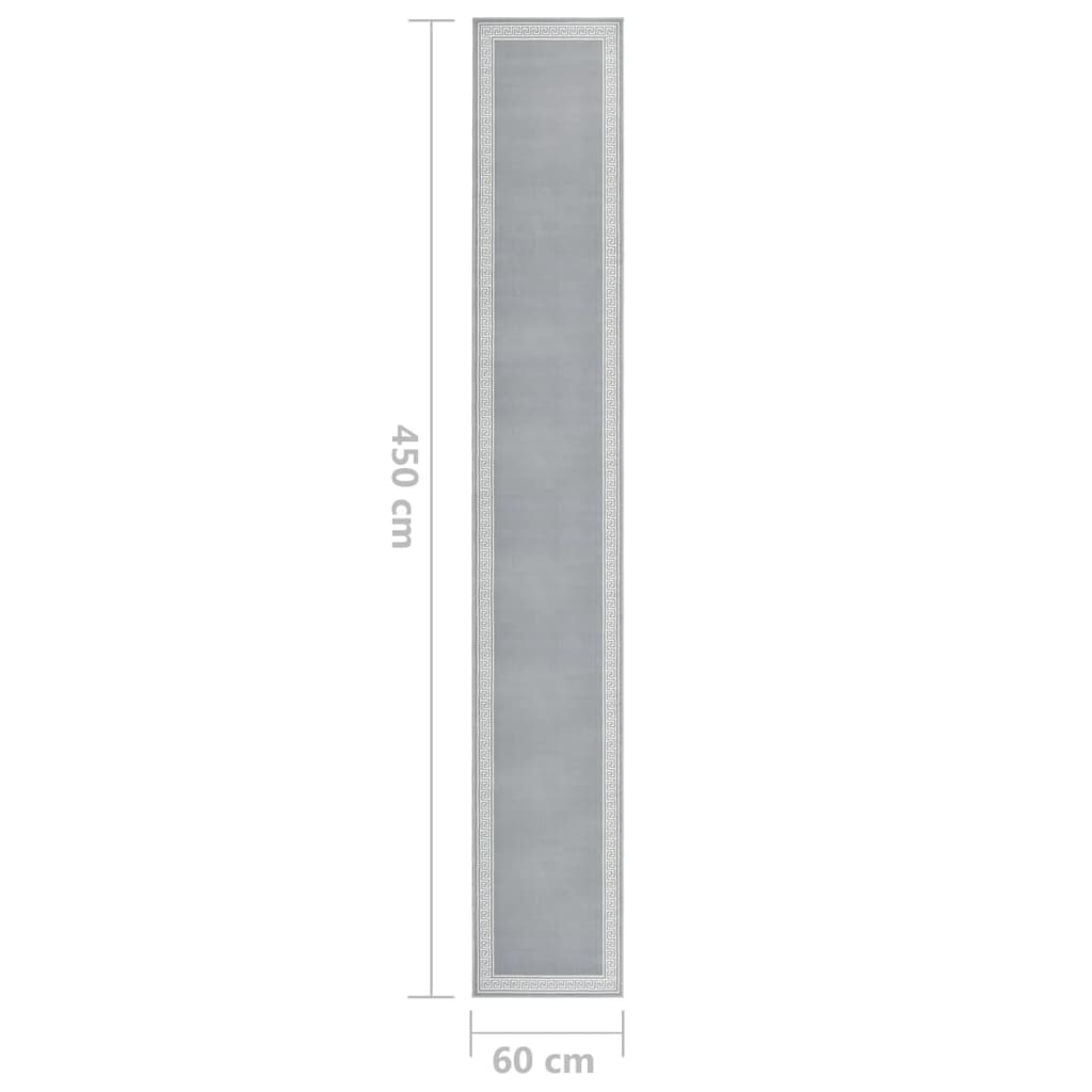 Teppichläufer BCF Grau mit Motiv 60x450 cm