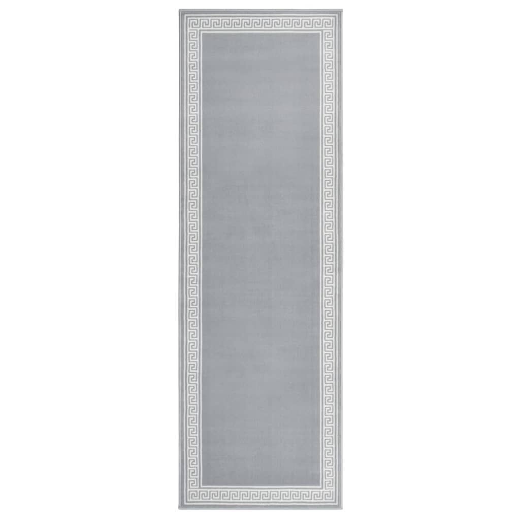Teppichläufer BCF Grau mit Motiv 80x250 cm