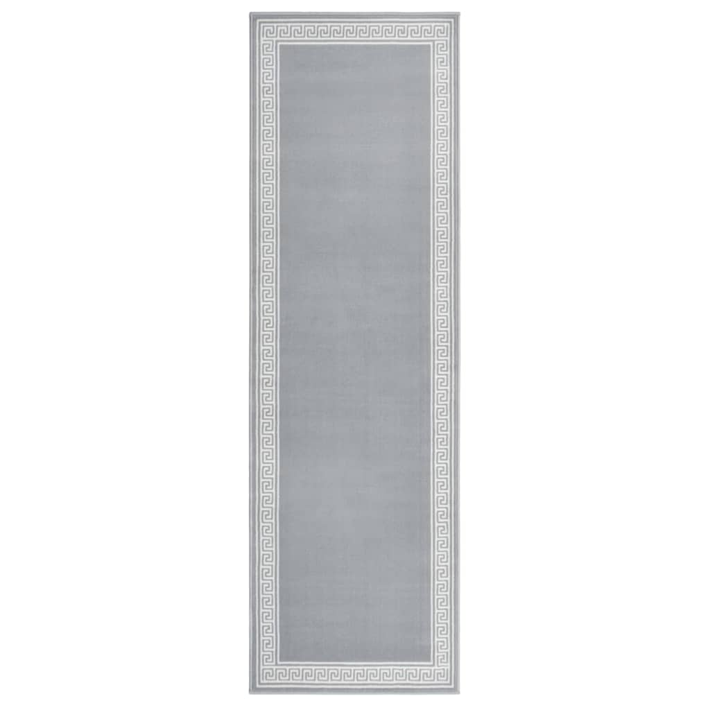 Teppichläufer BCF Grau mit Motiv 100x350 cm