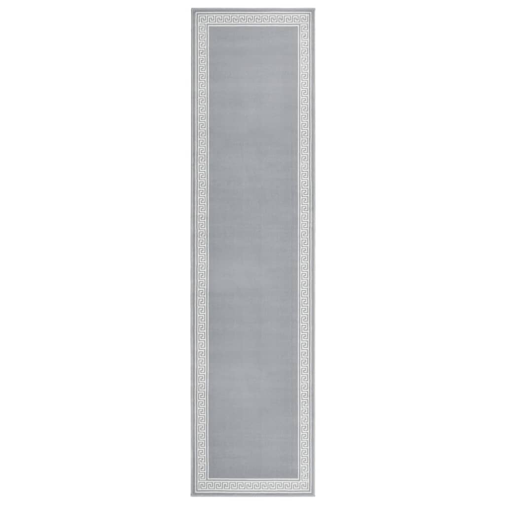 Teppichläufer BCF Grau mit Motiv 100x450 cm