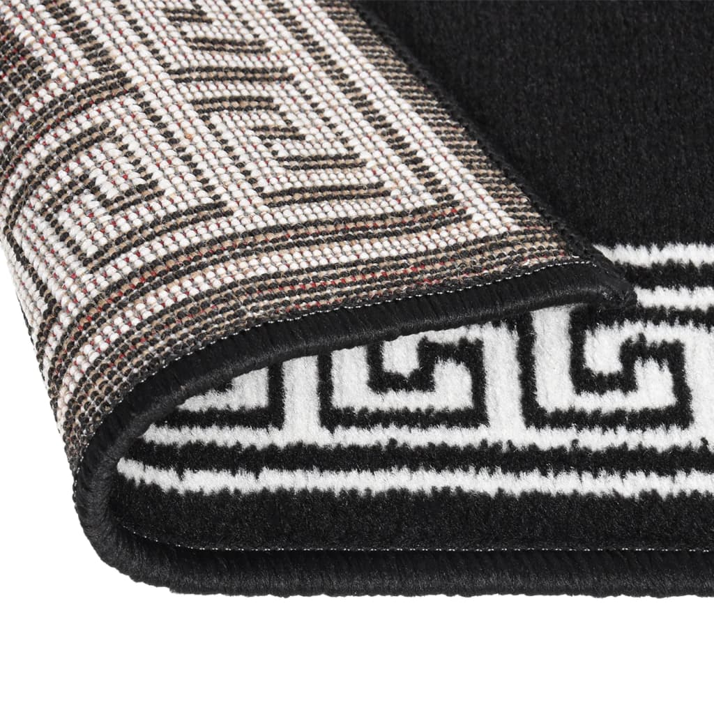 Teppichläufer BCF Schwarz mit Motiv 80x150 cm