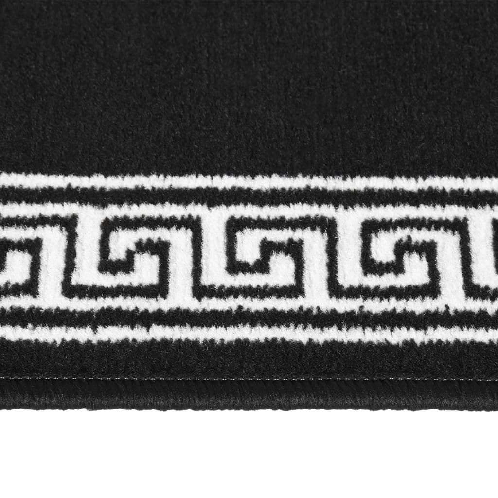 Teppichläufer BCF Schwarz mit Motiv 80x200 cm