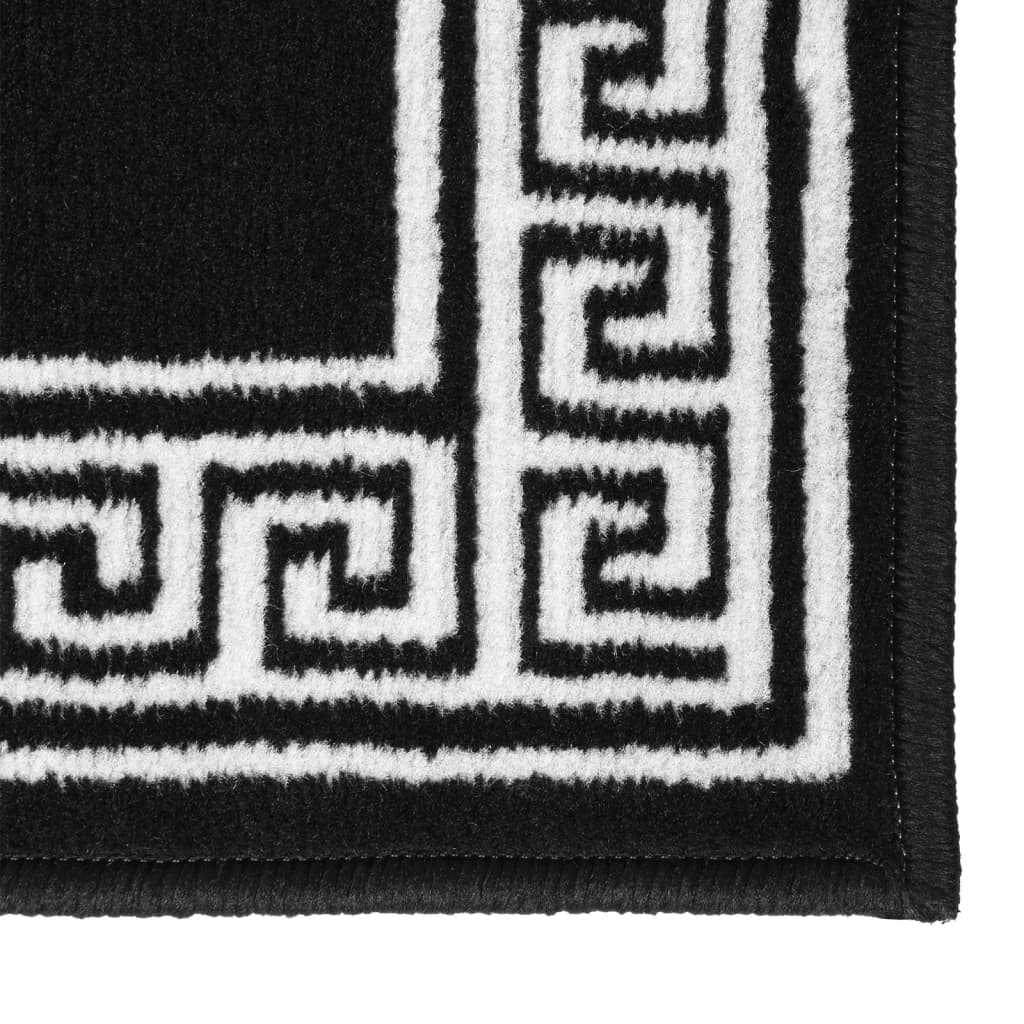 Teppichläufer BCF Schwarz mit Motiv 80x200 cm