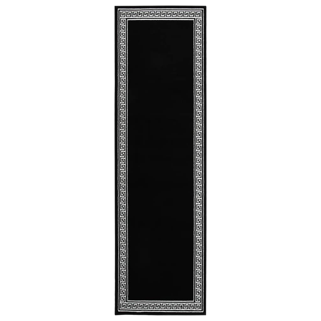 Teppichläufer BCF Schwarz mit Motiv 80x350 cm