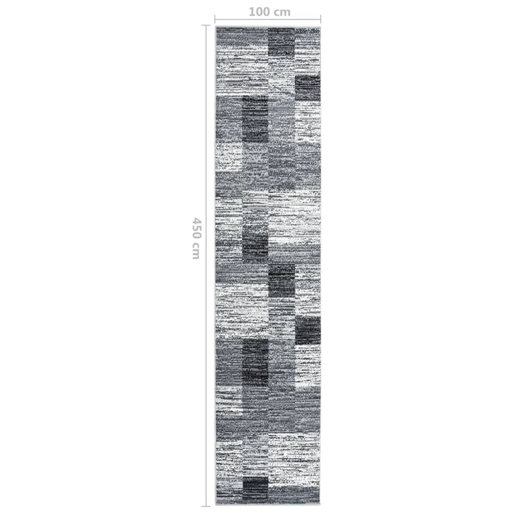 Teppichläufer BCF Grau 100x450 cm