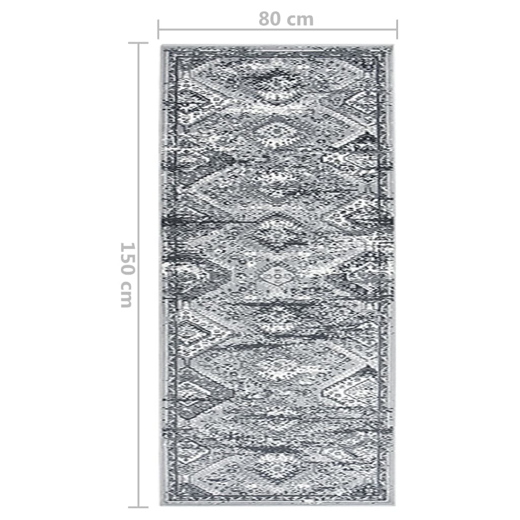 Teppichläufer BCF Orientalisch Grau 80x150 cm