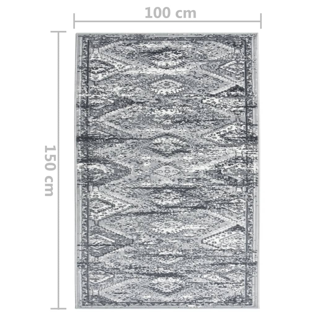 Teppichläufer BCF Orientalisch Grau 100x150 cm
