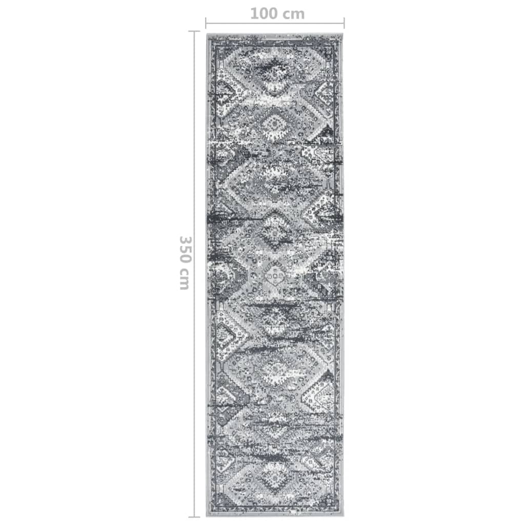 Teppichläufer BCF Orientalisch Grau 100x350 cm