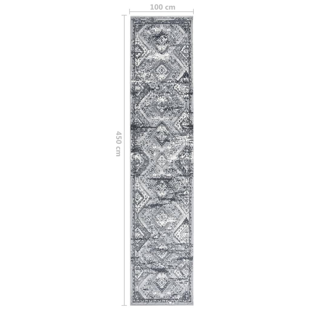Teppichläufer BCF Orientalisch Grau 100x450 cm