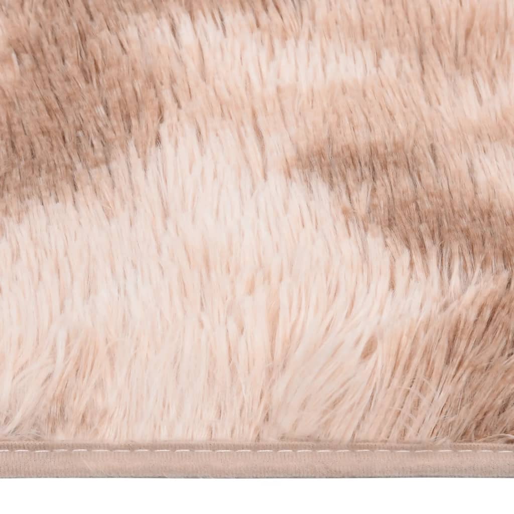 Shaggy-Teppich Creme 170x120 cm