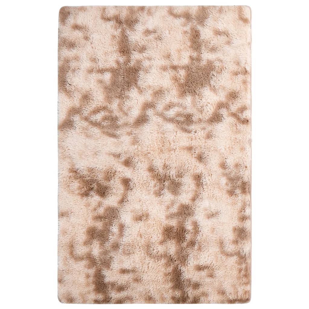 Shaggy-Teppich Creme 230x160 cm
