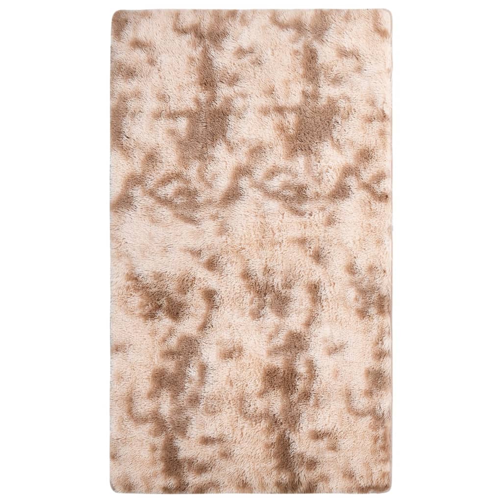 Shaggy-Teppich Creme 300x200 cm