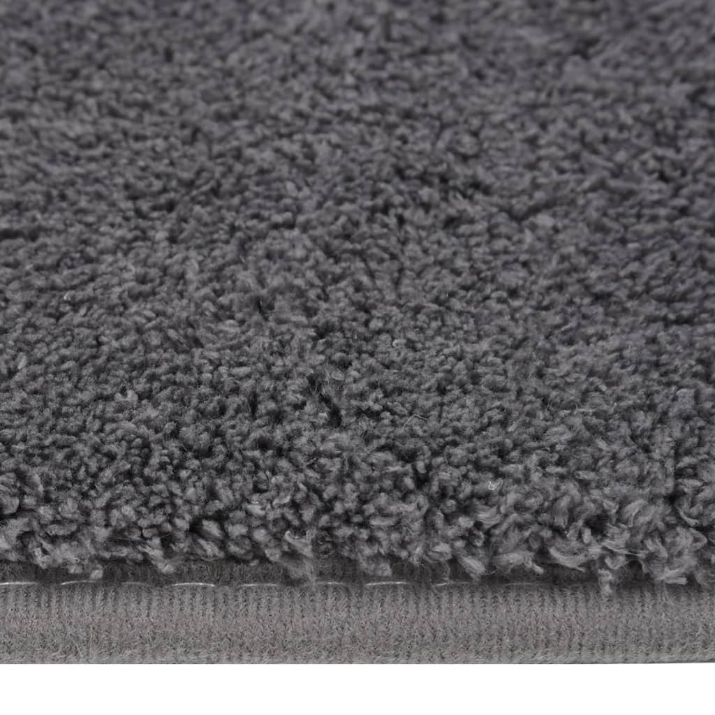 Hochflor-Teppich Anthrazit 270x180 cm