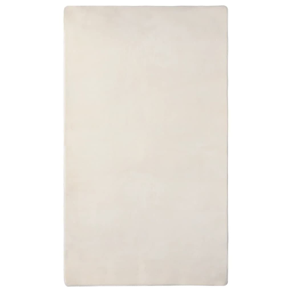 Hochflor-Teppich Creme 300x200 cm