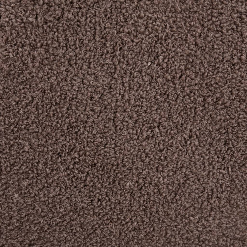 Hochflor-Teppich Taupe 230x160 cm