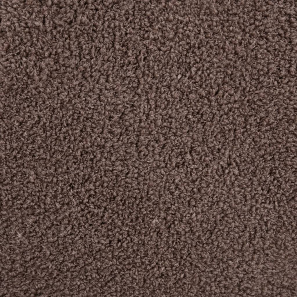 Hochflor-Teppich Taupe 270x180 cm