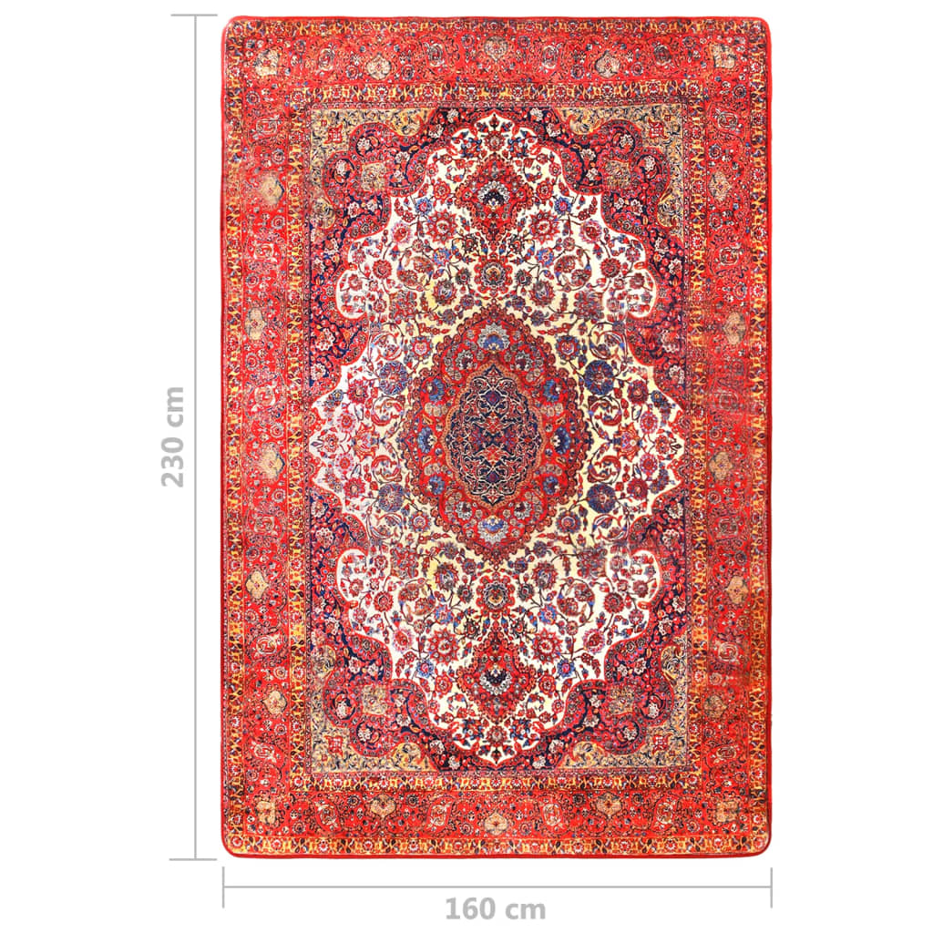 Bedruckter Orientteppich Mehrfarbig 160x230 cm